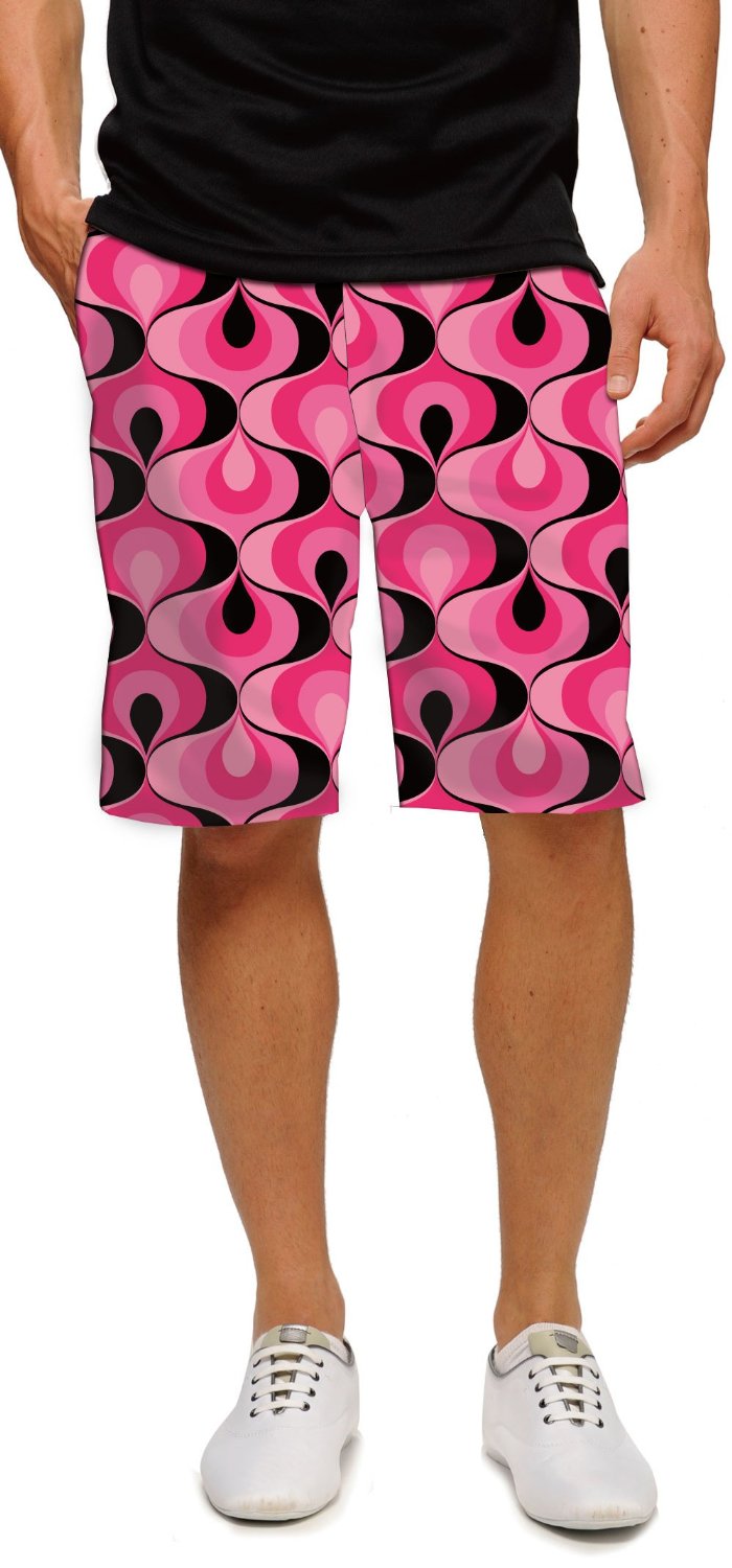 Mens Loudmouth Lava Lamp Golf Shorts