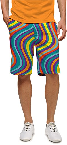 Mens Loudmouth Torrey Lines Golf Shorts