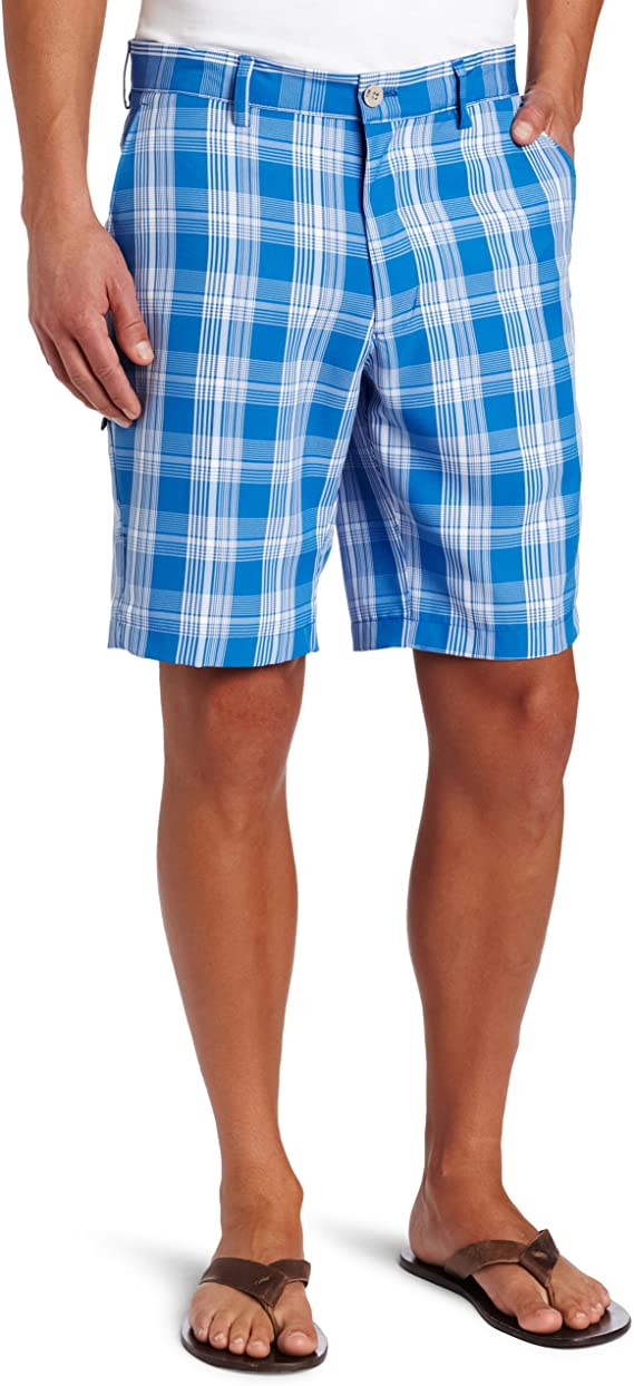 Mens Haggar C18 Sport Check Golf Shorts