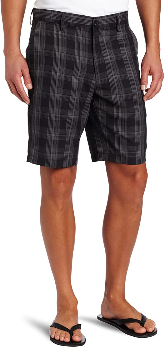 Haggar Mens C18 Sport Check Golf Shorts