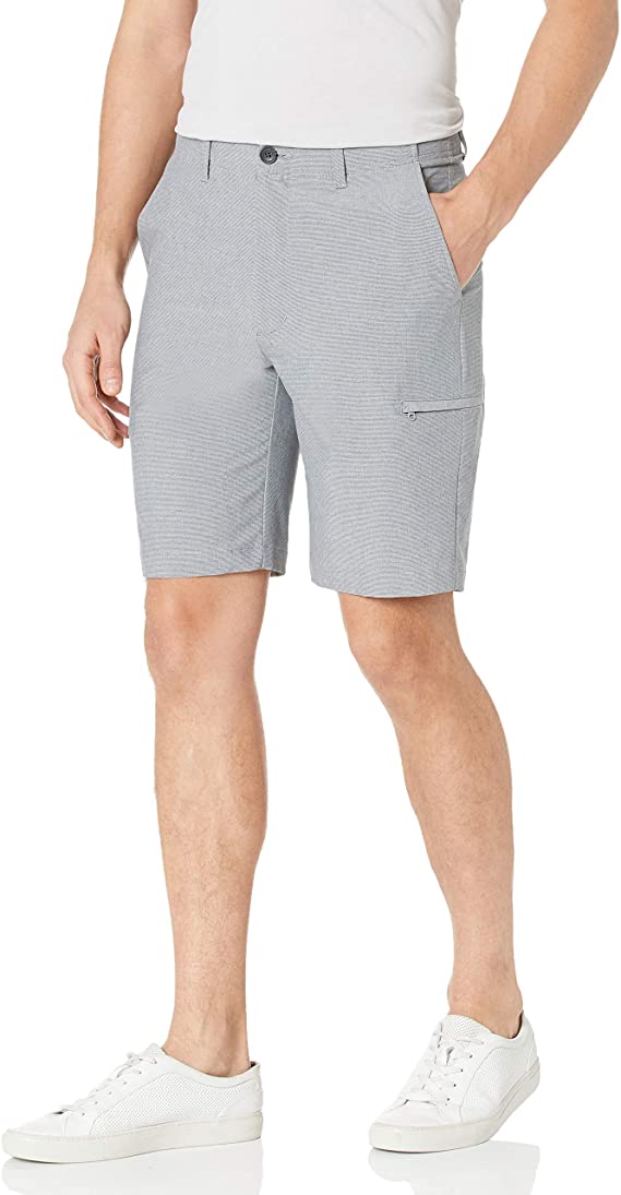 Haggar Mens Active Series Performance Utility Golf Shorts