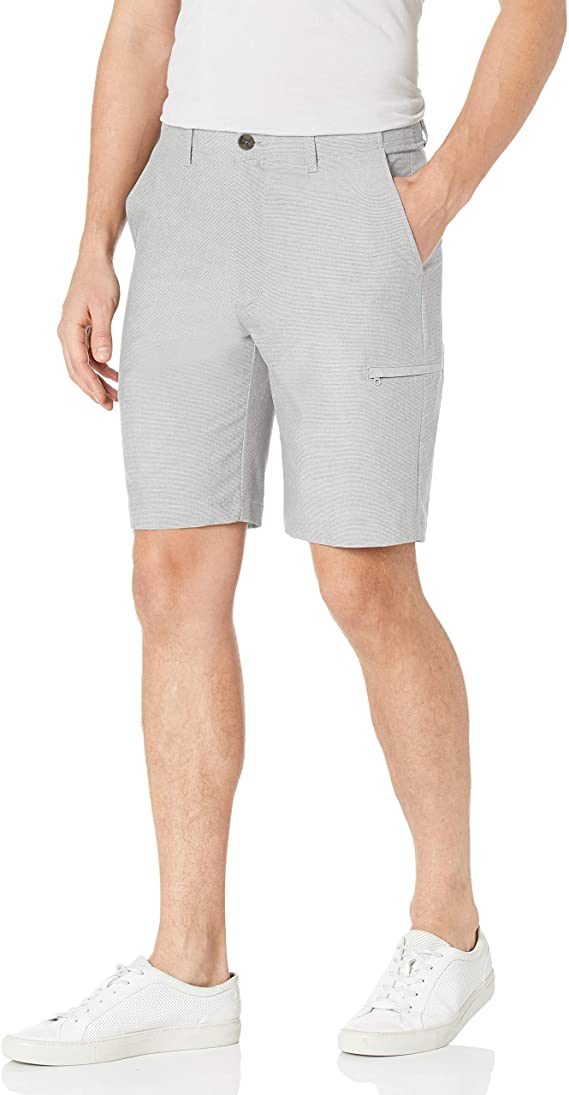 Haggar Mens Active Series Performance Utility Golf Shorts