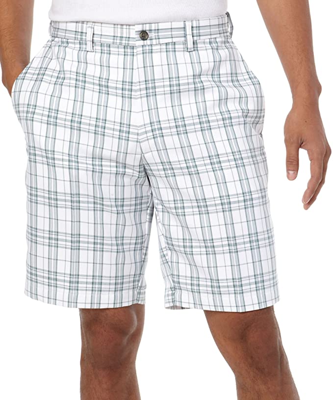 Haggar Mens Cool 18 Classic Fit Golf Shorts