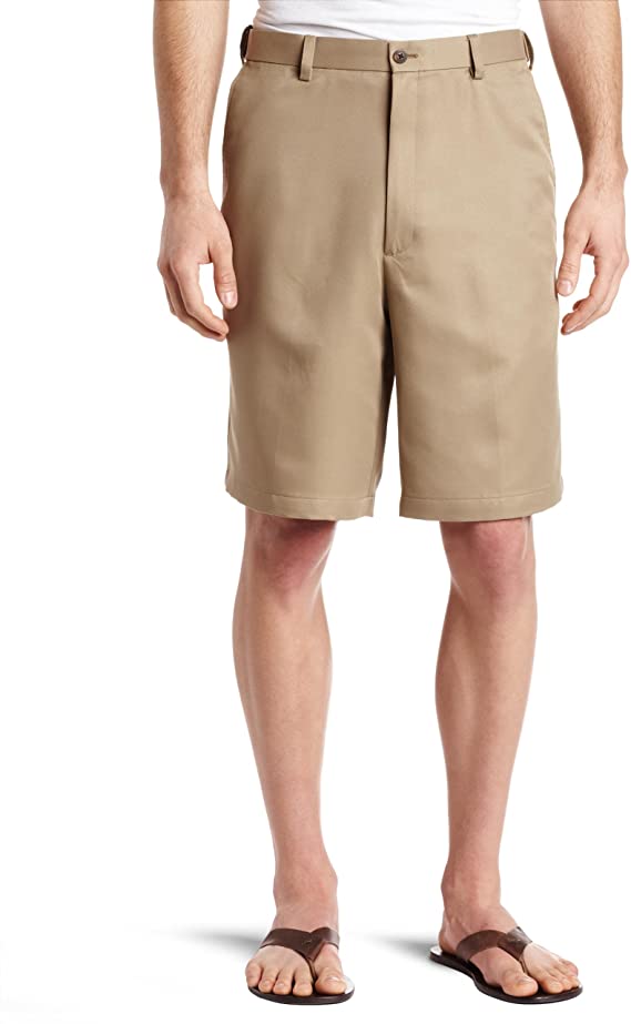 Haggar Mens Cool 18 Classic Fit Golf Shorts