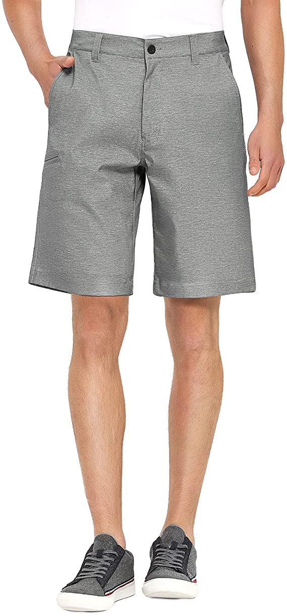 Puli Mens Casual Chino Stretch Golf Shorts