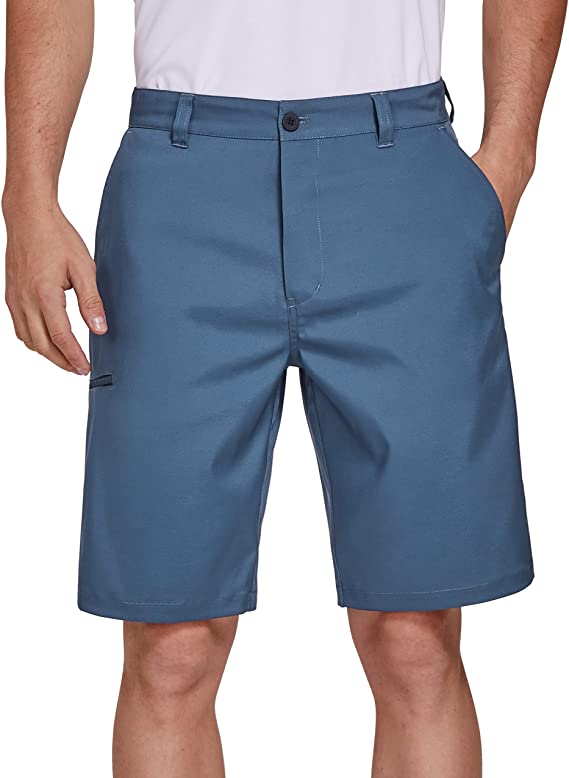 Puli Mens Casual Chino Stretch Golf Shorts