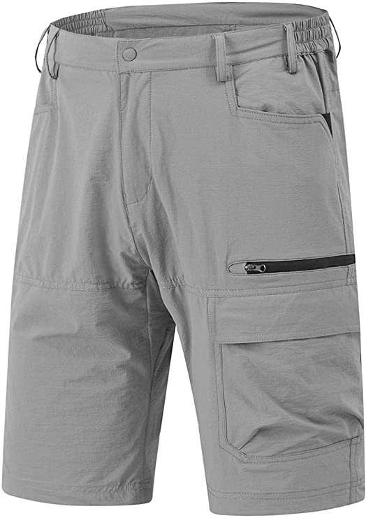 Rdruko Mens Relaxed Fit Cargo Golf Shorts