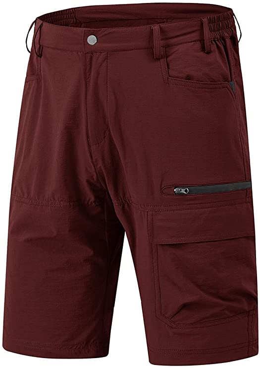 Rdruko Mens Relaxed Fit Cargo Golf Shorts