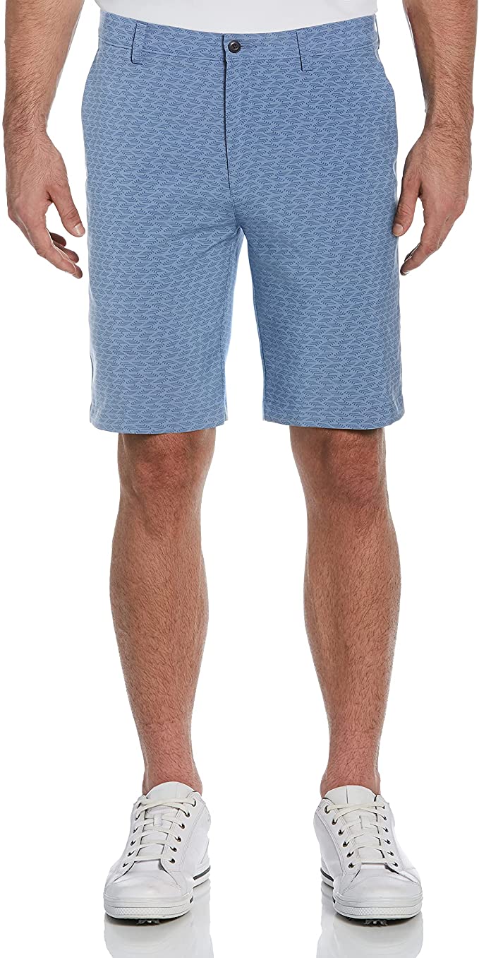 Mens PGA Tour Club Herringbone Printed Golf Shorts