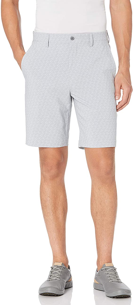PGA Tour Mens Club Herringbone Printed Golf Shorts