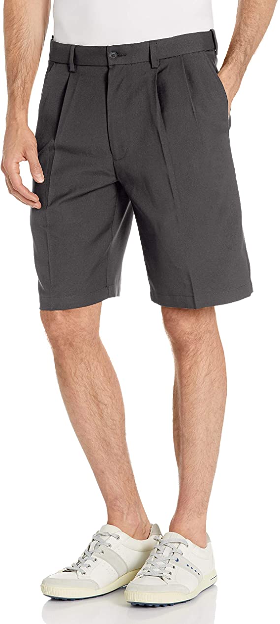 Mens PGA Tour Double Pleat Golf Shorts