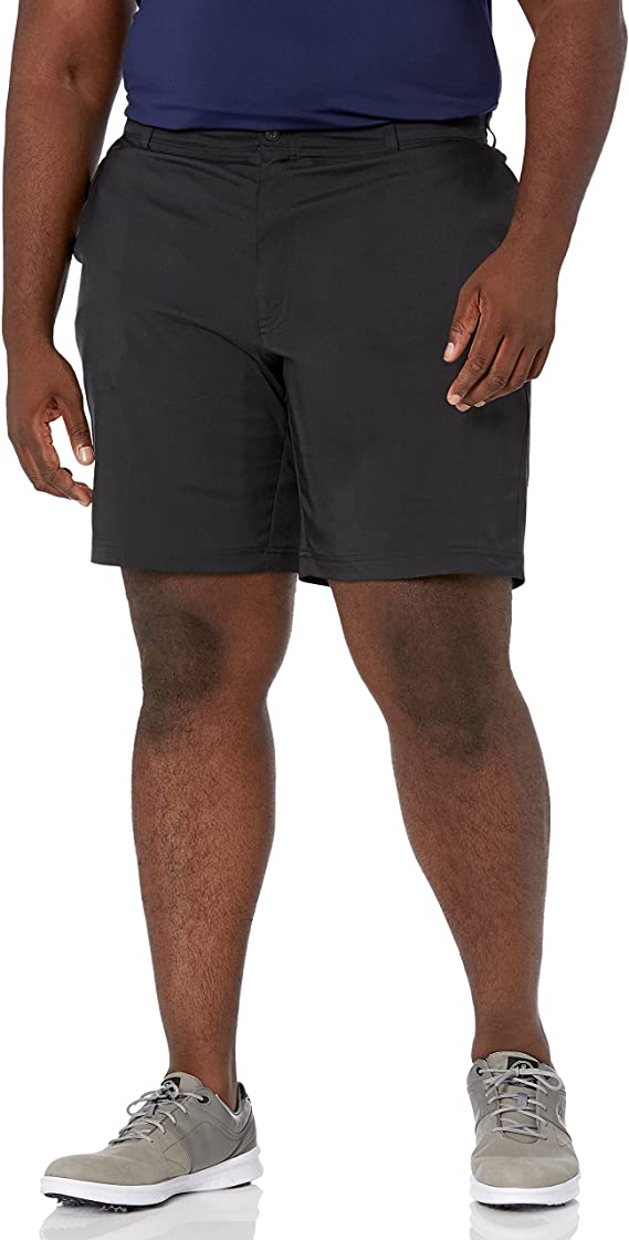 PGA Tour Mens Flat Front Active Waistband Golf Shorts