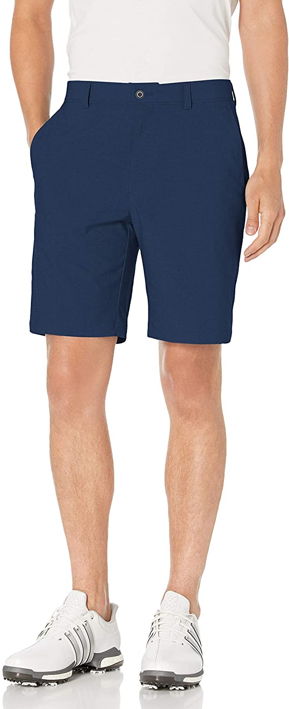 PGA Tour Mens Flat Front Eco Dobby Back Golf Shorts