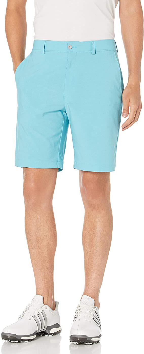 Mens PGA Tour Flat Front Eco Dobby Back Golf Shorts