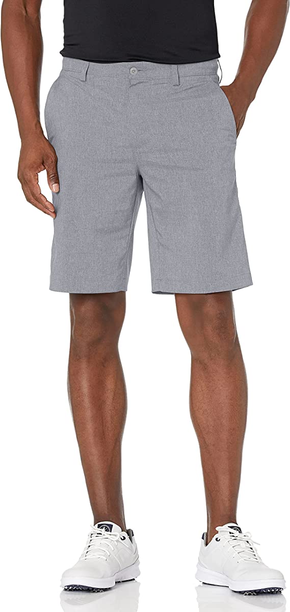 Mens PGA Tour Flat Front Heather Golf Shorts