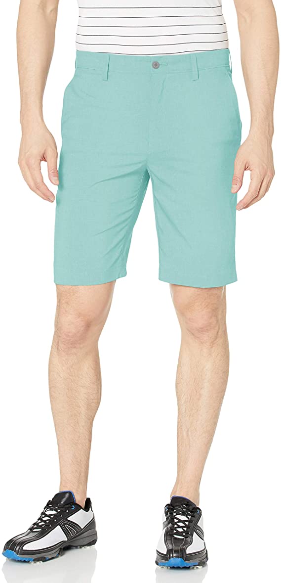 PGA Tour Mens Flat Front Hybrid Heather Golf Shorts