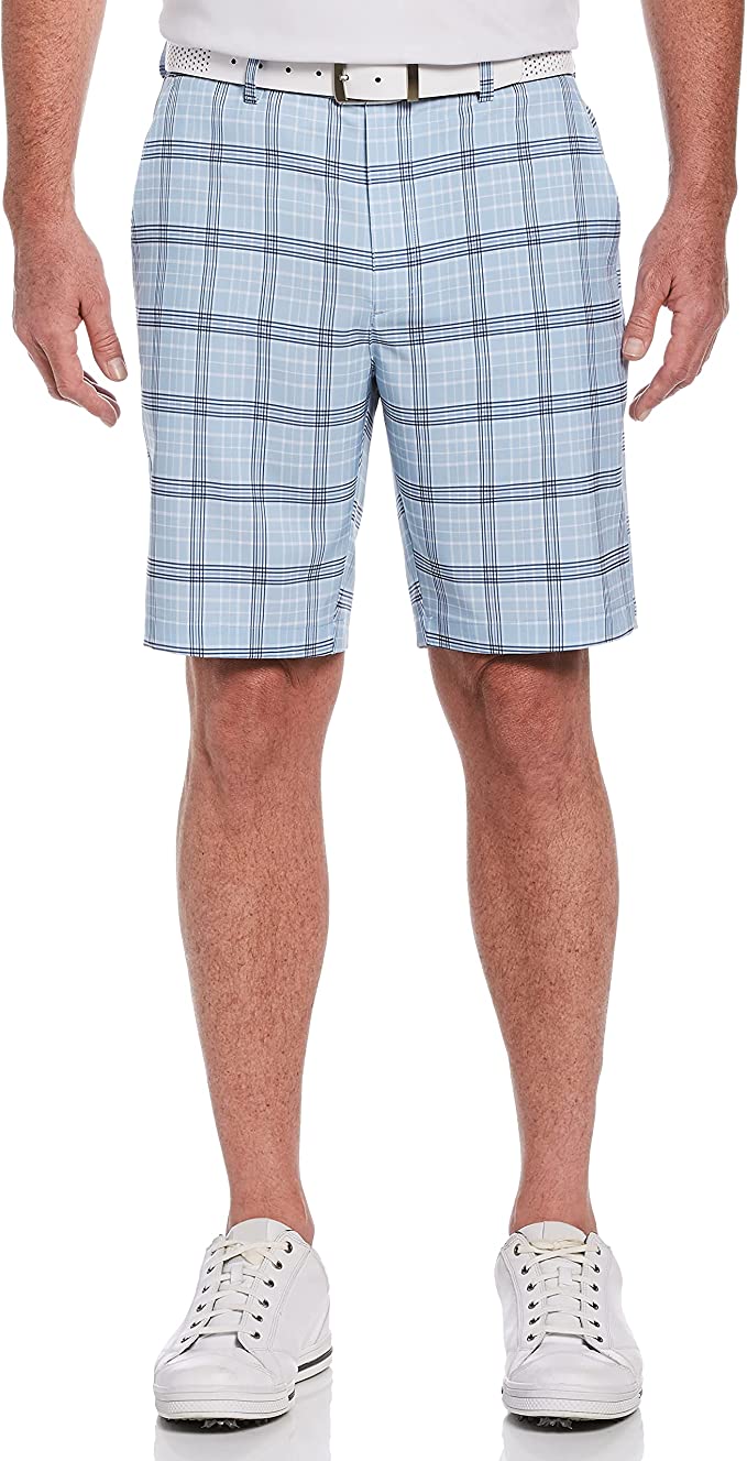 PGA Tour Mens Plaid Golf Shorts