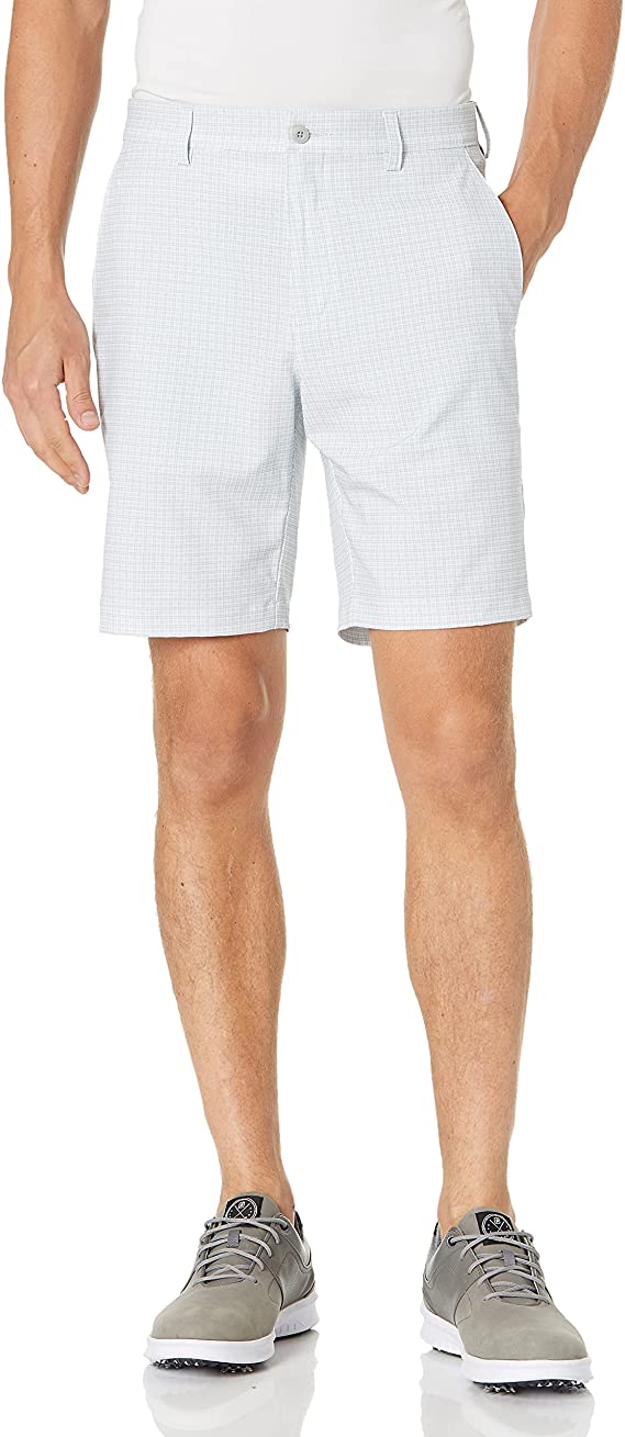 PGA Tour Mens Tonal Plaid Golf Shorts