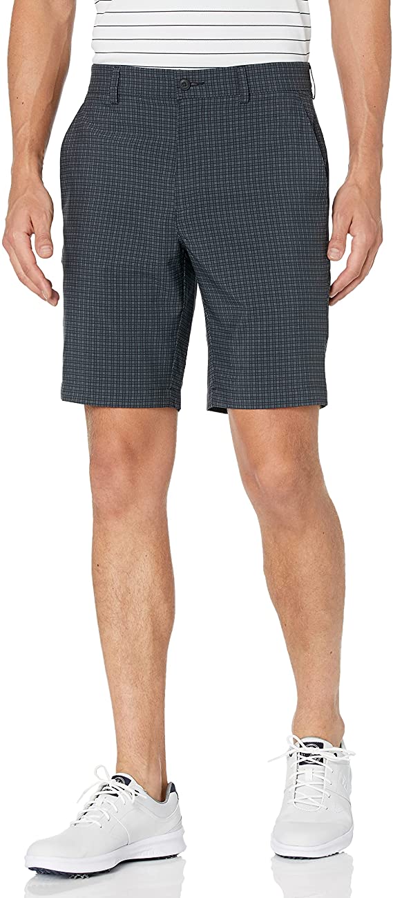 PGA Tour Mens Tonal Plaid Golf Shorts