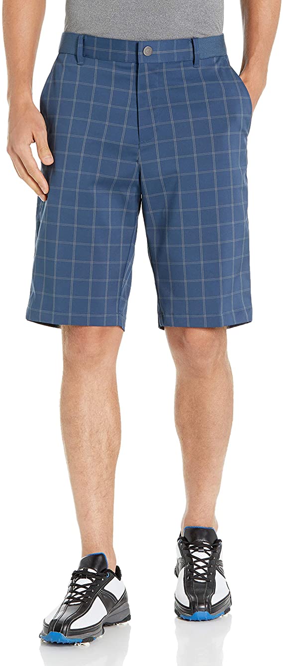 Puma Mens 2020 Plaid Golf Shorts