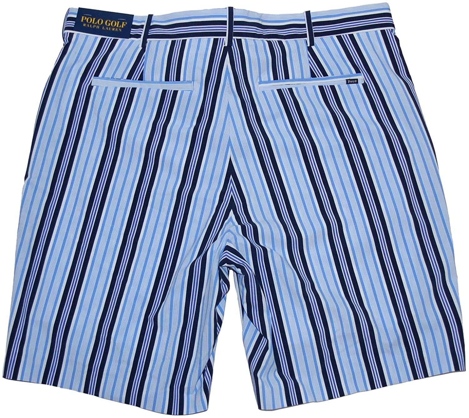 Mens Ralph Lauren Striped Stretch Lined Golf Shorts