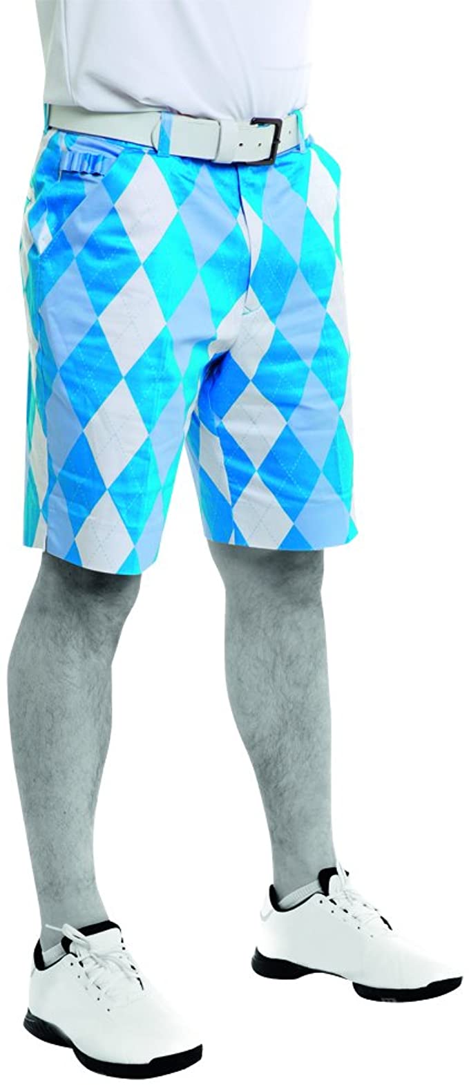 Mens Royal and Awesome Plus Size Patterned Golf Shorts
