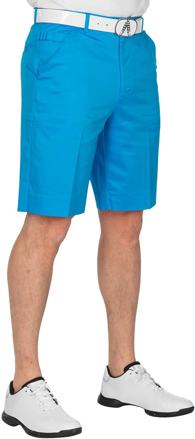 Royal and Awesome Mens Solid Colour Bright Golf Shorts