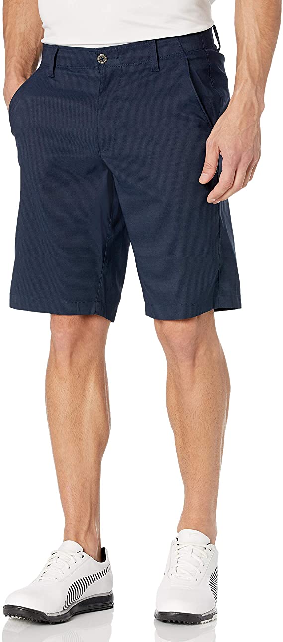 Mens Under Armour Match Play Textured Golf Shorts