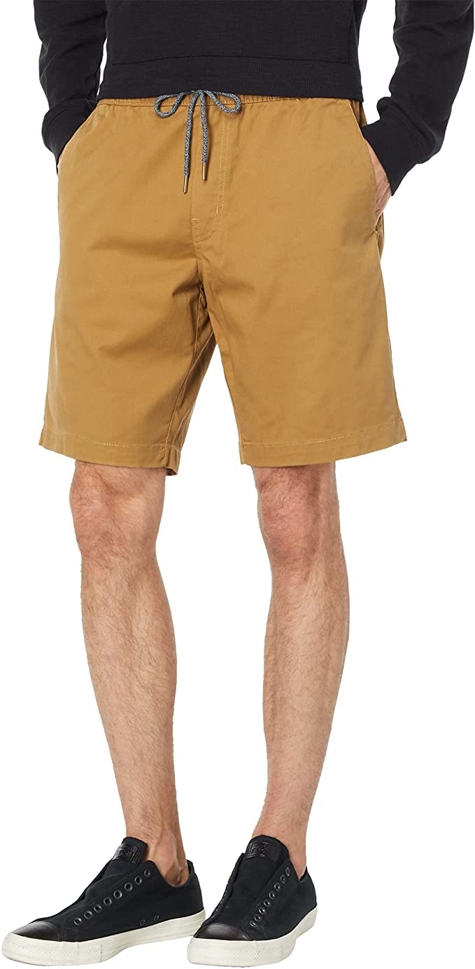 Volcom Mens Frickin Elastic Waist Chino Golf Shorts