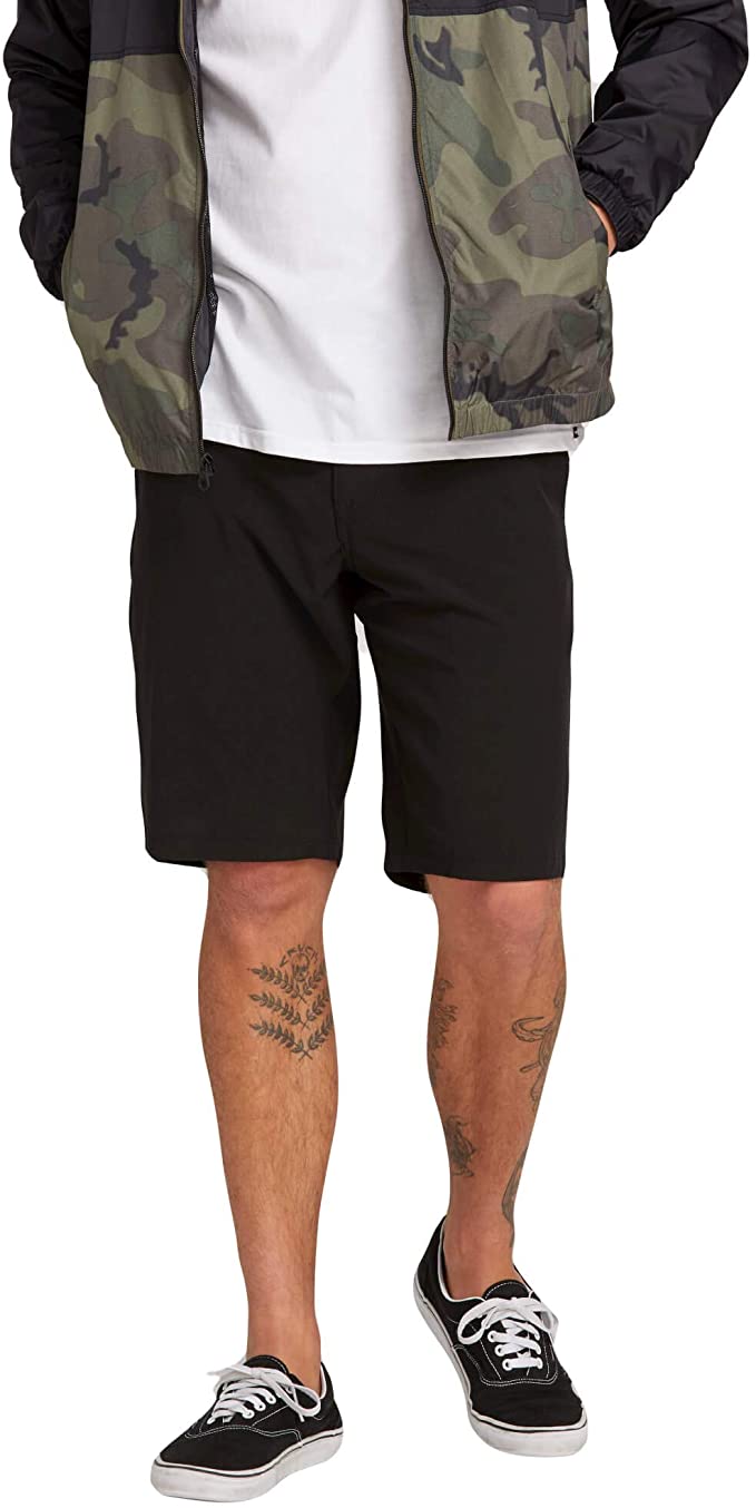 Volcom Mens Frickin SNT Static Modern Hybrid Golf Shorts