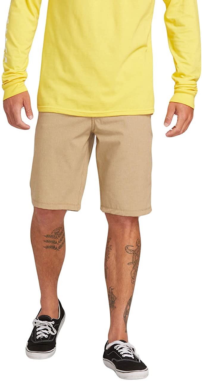 Volcom Mens Frickin SNT Static Modern Hybrid Golf Shorts