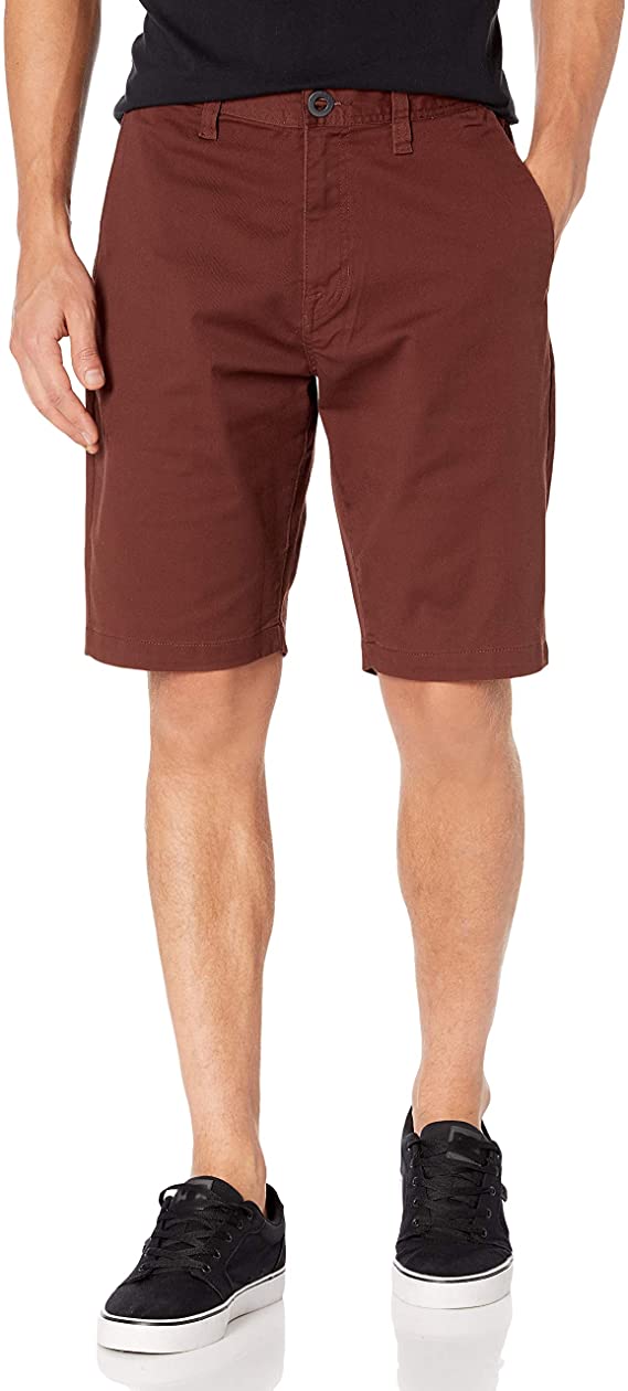 Mens Volcom Modern Fit Chino Golf Shorts