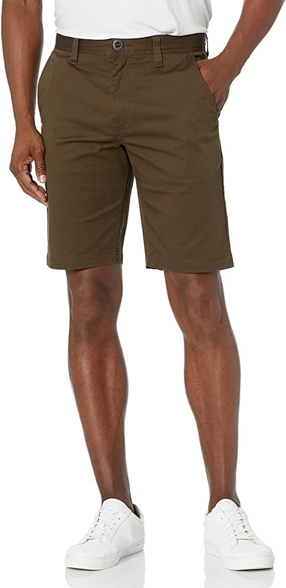 Volcom Mens Modern Fit Chino Golf Shorts