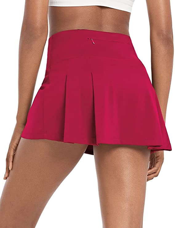 Womens Baleaf High Waisted Cute Golf Skorts