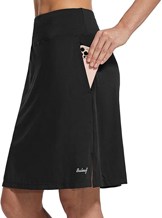 Baleaf Womens Knee Length Golf Skorts