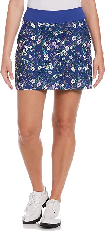 Womens Callaway Floral Botanical Print Golf Skorts