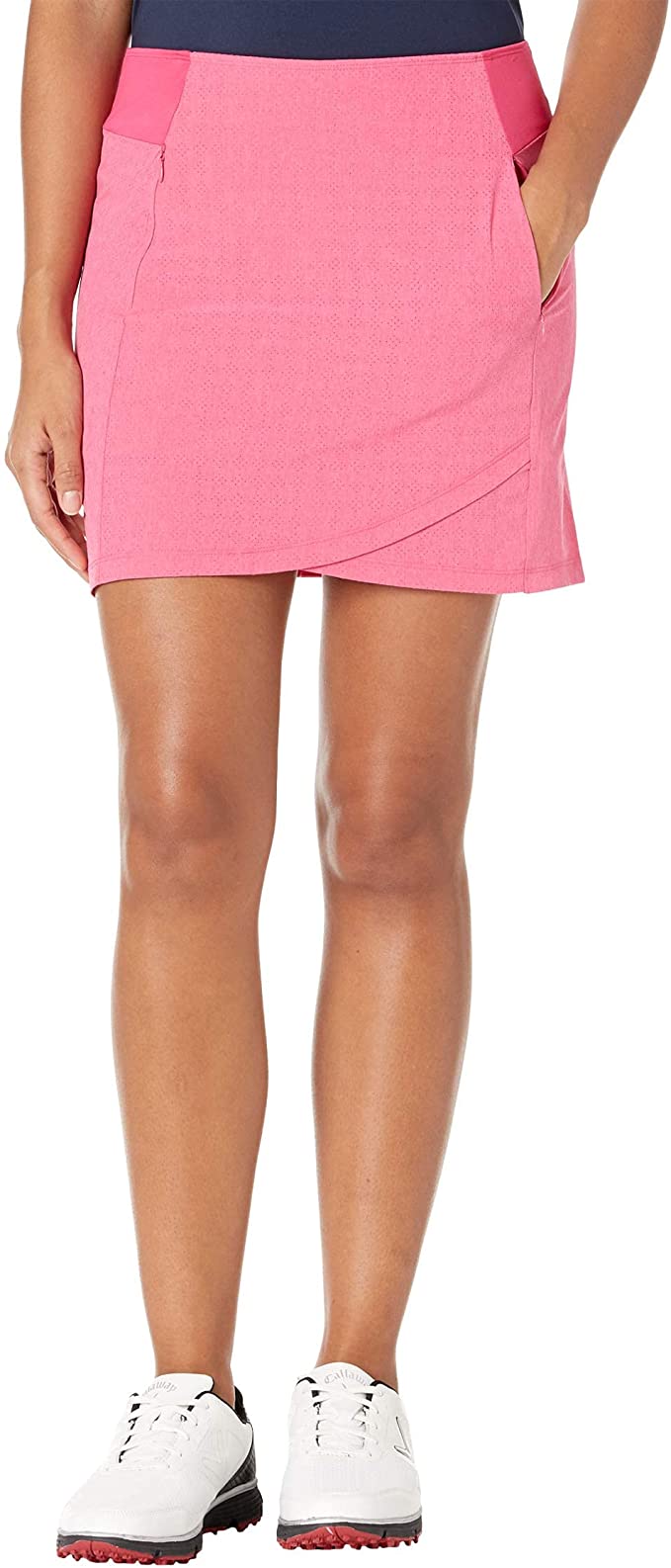 Callaway Womens Heather Perforated Golf Skorts