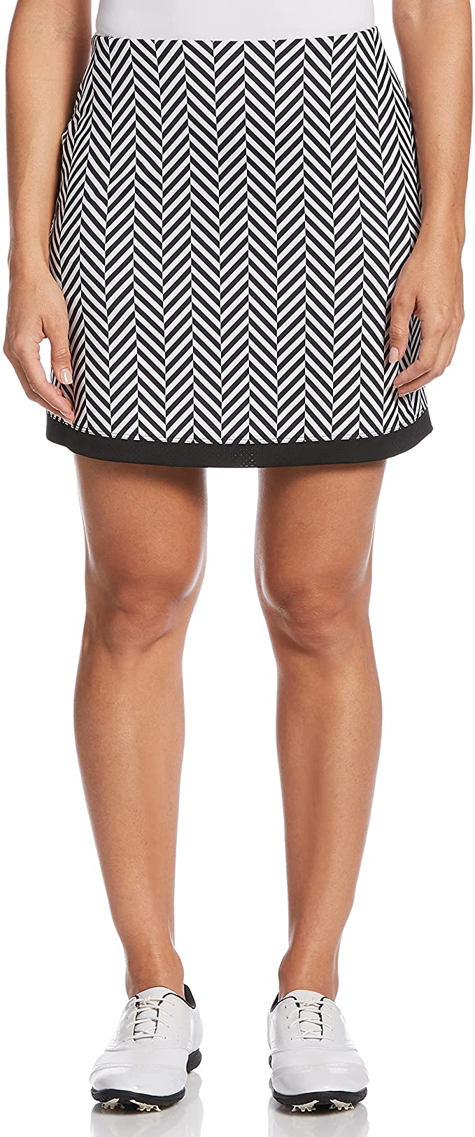 Womens Callaway Herringbone Printed Golf Skorts