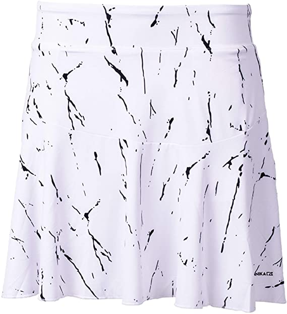 Cutter & Buck Womens Drytec Flatlock Mesh Golf Skorts