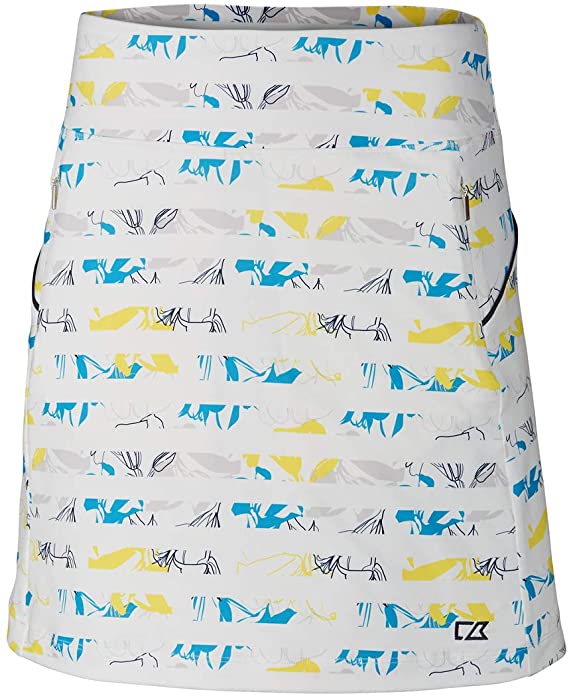 Cutter & Buck Womens Drytec Stretch Print Golf Skorts