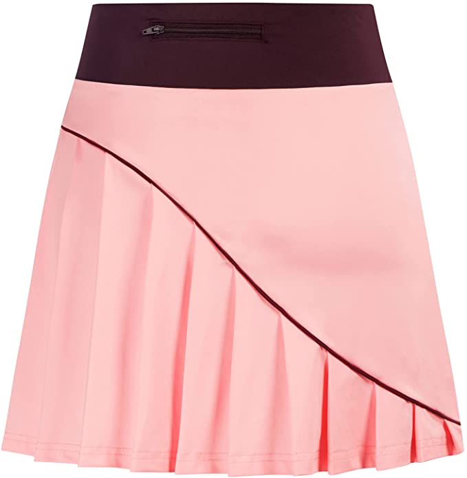 Womens Jack Smith Pleated Colorblock Golf Skirts