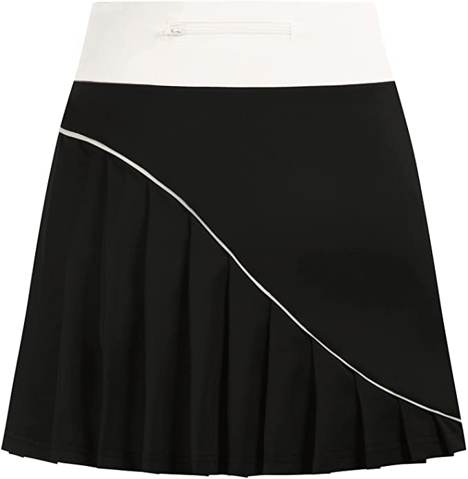 Jack Smith Womens Pleated Colorblock Golf Skirts