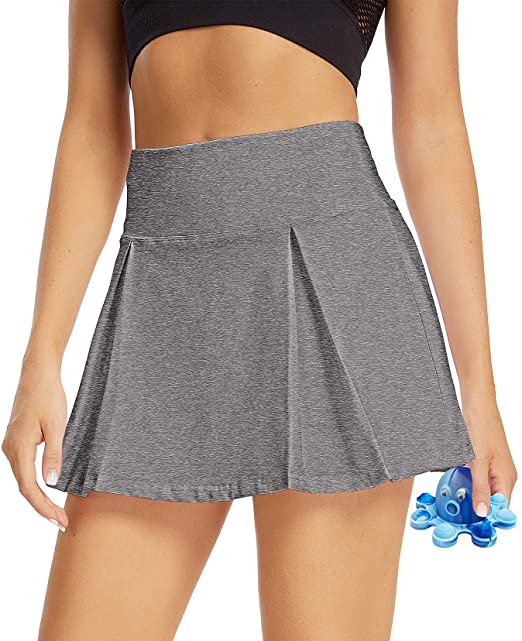 Toumett Womens Pleated Athletic Golf Skorts