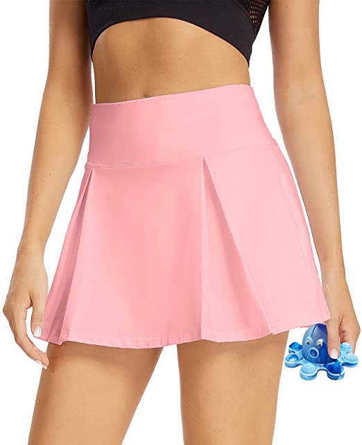 Toumett Womens Pleated Athletic Golf Skorts