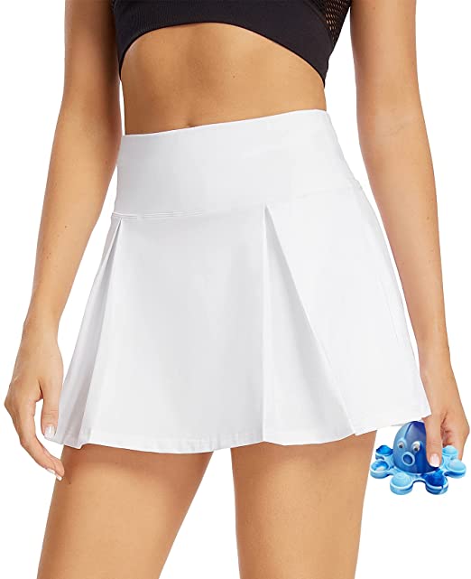 Toumett Womens Pleated Athletic Golf Skorts