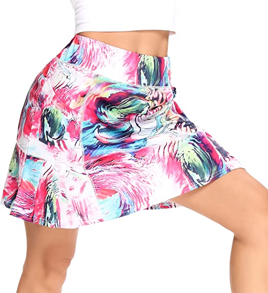 Woweny Womens Athletic Golf Skorts