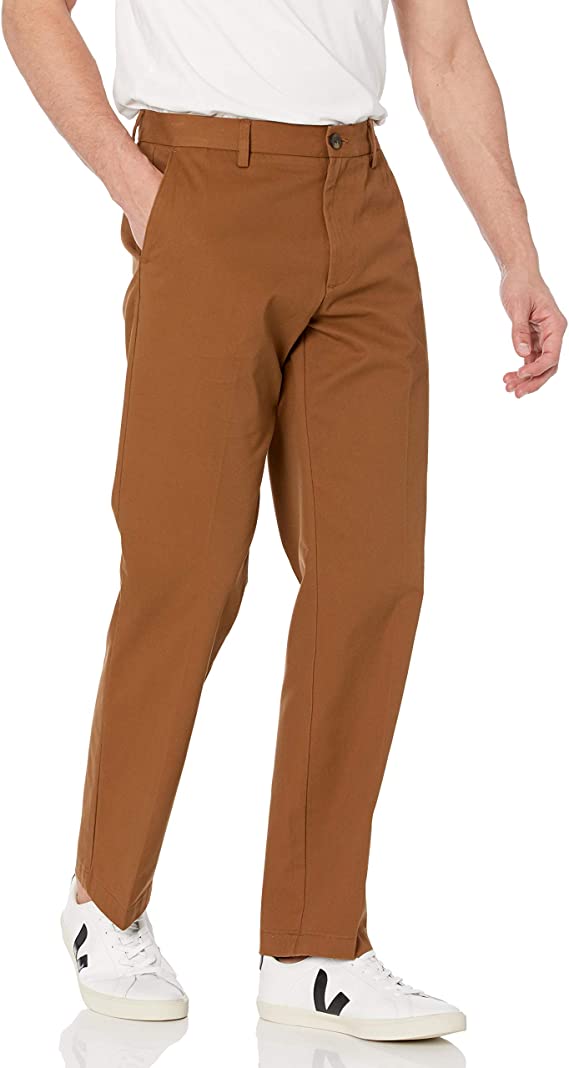Mens Amazon Essentials Wrinkle Resistant Chino Golf Pants