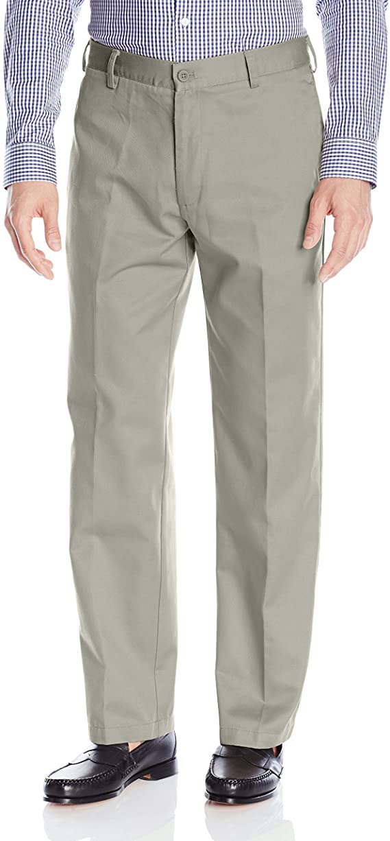 Mens Izod American Chino Flat Front Classic Fit Golf Pants