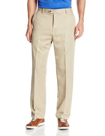 Izod Flat Front Classic Fit Microsanded Golf Pants