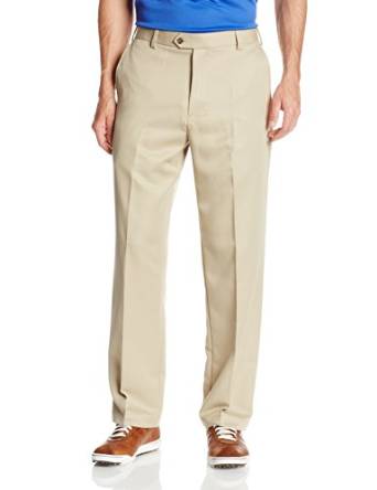 Izod Flat Front Classic Fit Microsanded Golf Pants